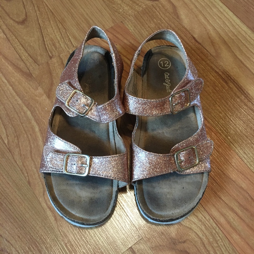 Cat & Jack Gold Sandals